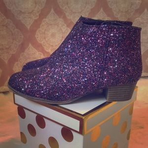 Girls Glitter Booties